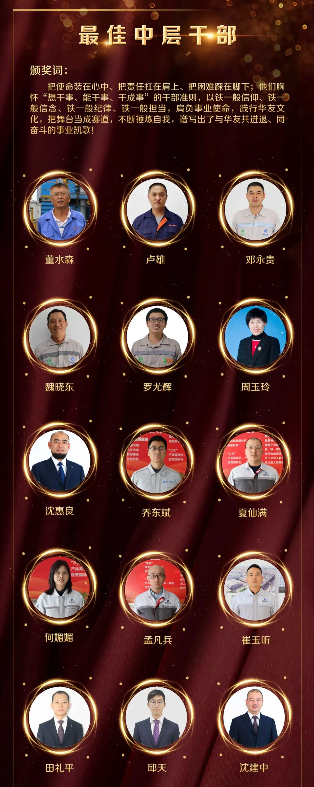 梦想 斗争 荣耀——集团2021年度先进颁奖仪式举行-文化活动-浙江华友钴业股份有限公司