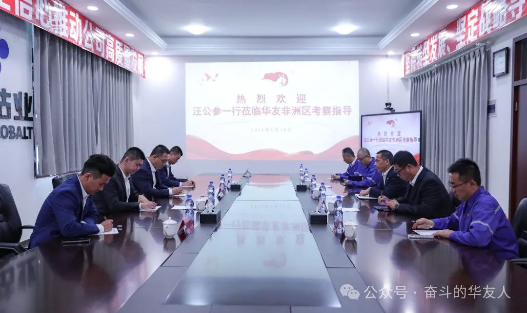 【关注】驻刚果（金）大使馆公使衔参赞汪海龙莅临华友非洲区治理总部调研指导-企业新闻-浙江华友钴业股份有限公司