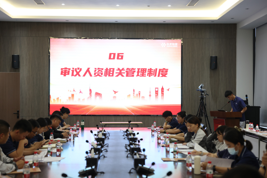 广西华友工程项目治理有限公司 第一届工会会员代表暨职工代表第三次聚会顺遂召开-运动组织-浙江华友钴业股份有限公司